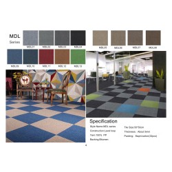 Carpet Tile with Bitumen Backing