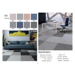 Carpet Tile with Bitumen Backing