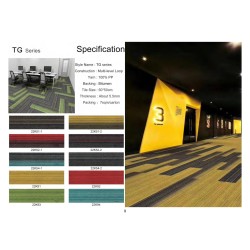 Carpet Tile with Bitumen Backing