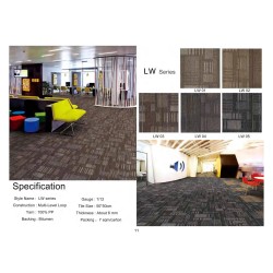 Carpet Tile with Bitumen Backing