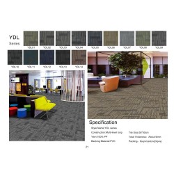 Carpet Tile with PVC Backing