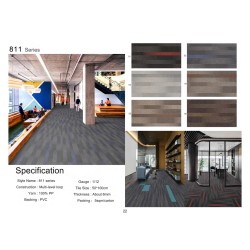 Carpet Tile with PVC Backing