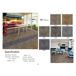 Carpet Tile with PVC Backing