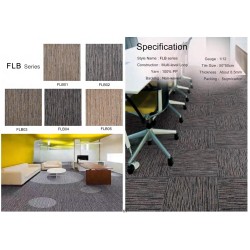 Carpet Tile with None-woven Backing