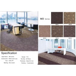 Carpet Tile with None-woven Backing